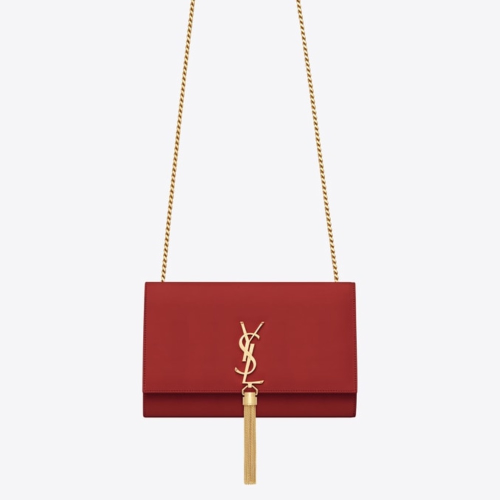KATE MEDIUM WITH TASSEL IN SMOOTH LEATHER